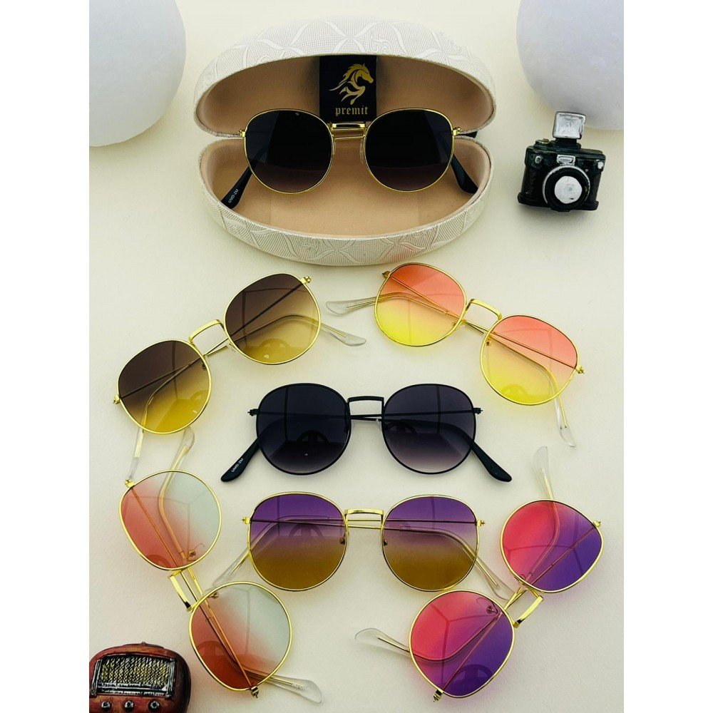 Round Metal Çerçeve Oval Unisex Bay-Bayan Gözlük