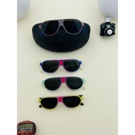 Çoçuk Unısex Damla Simli Dolu Renga Renk Gözlük Modeli