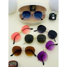 Round Metal Çerçeve Oval Unisex Bay-Bayan Gözlük KM1